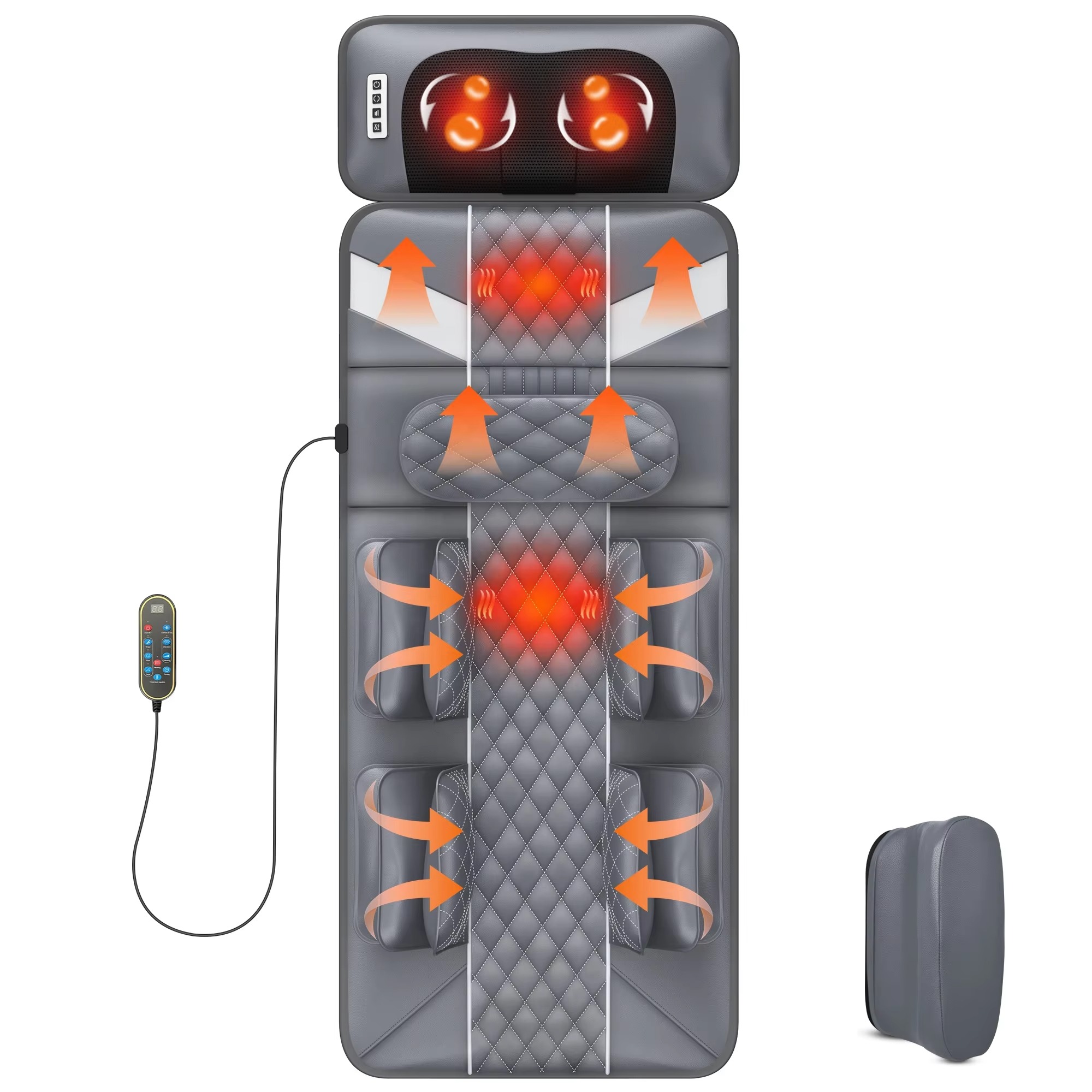 Foot Bath Massager - Colchón eléctrico 6D, Airbag de tracción,