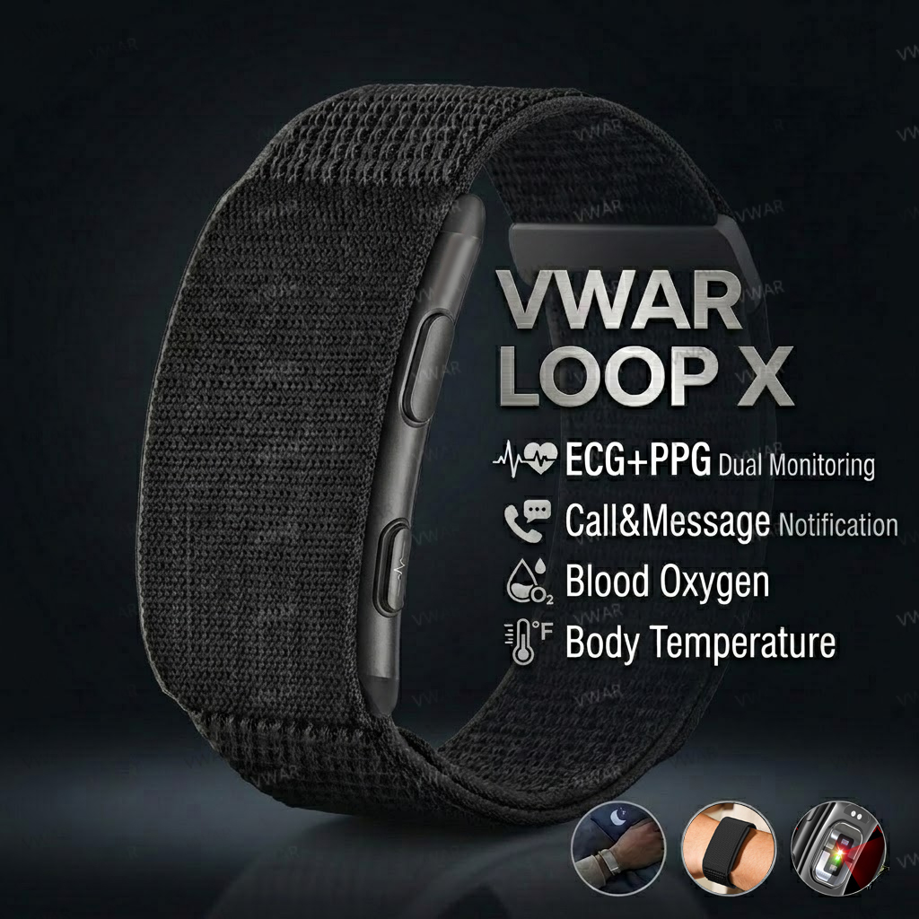 Xbody Health & Wellness - Pulsera Inteligente VWAR LOOP X ECG,