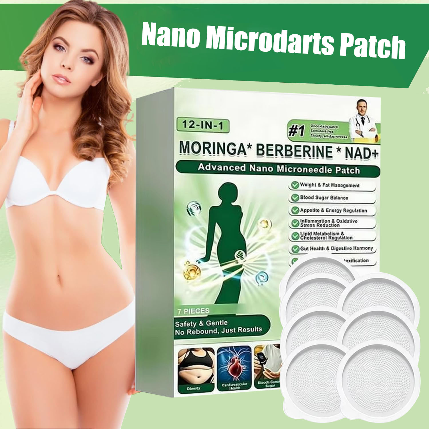 Parche Adhesivo de Microagujas - Xbody Health & Wellness reseña y precio