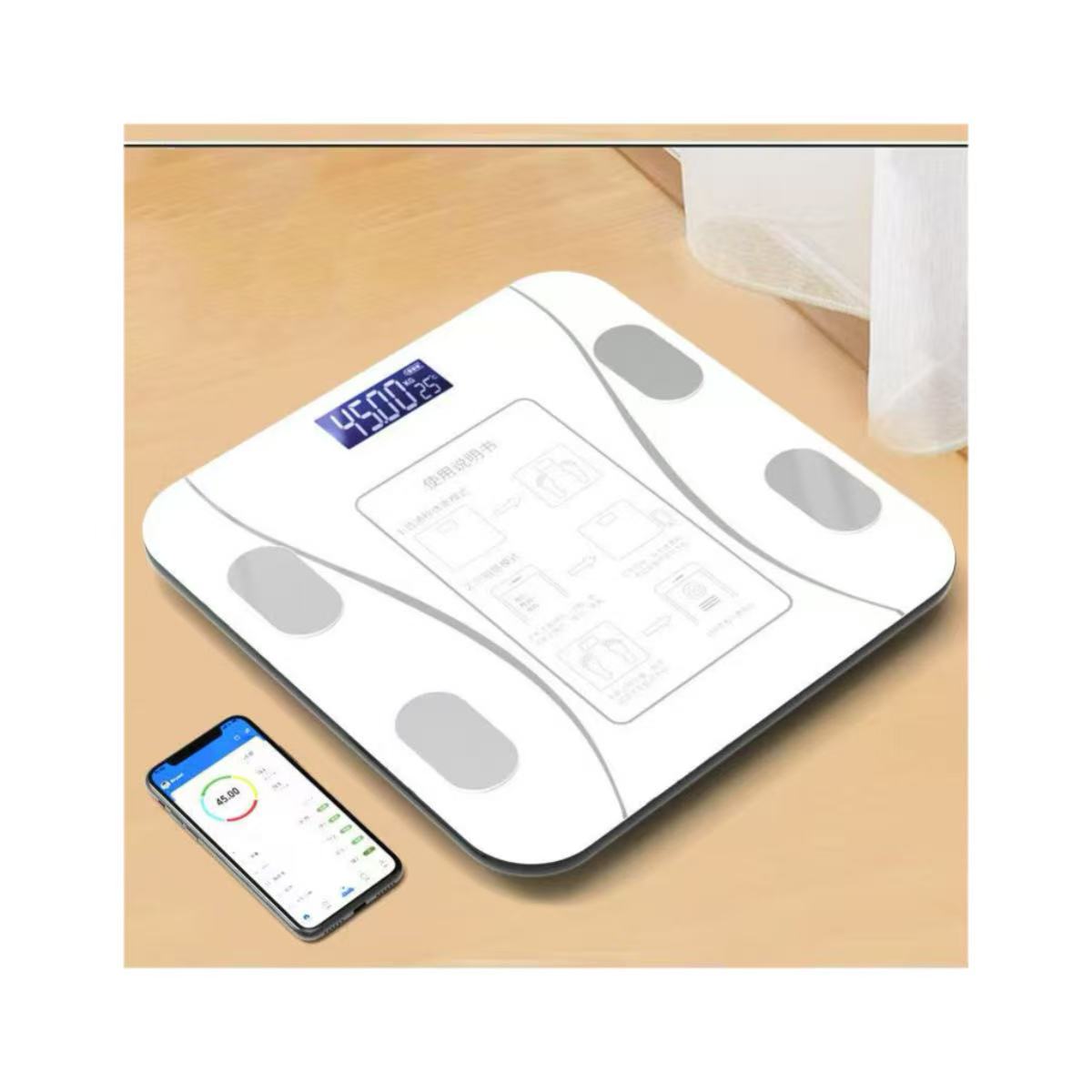 Báscula de Grasa Corporal Inte - Digital Body Weight Scale reseña y precio