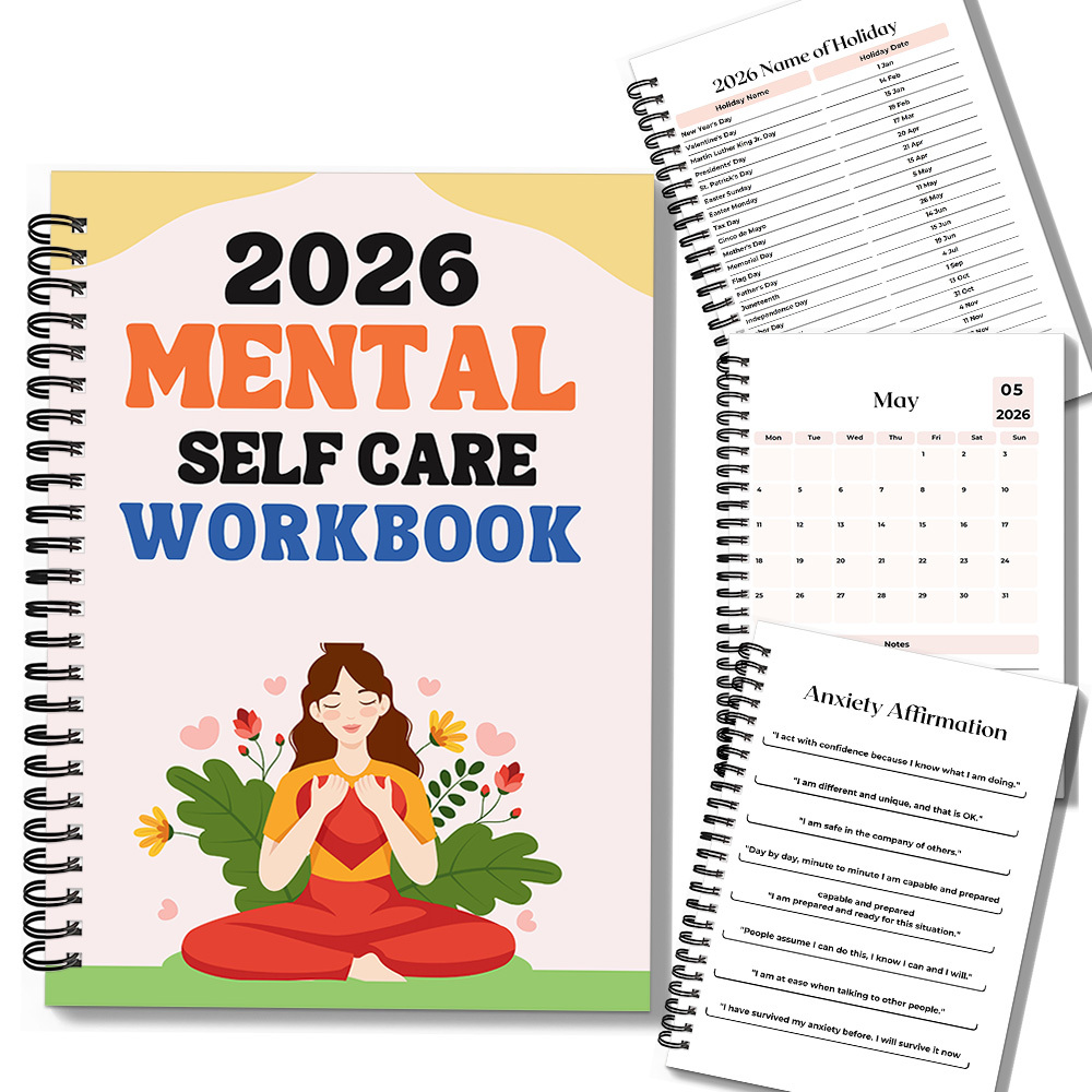 1PC 2026 Mindful Mental Self-C - Health Wellness Journal reseña y precio